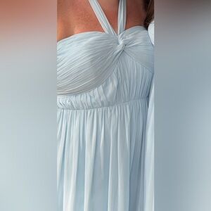Azazie Dionne Sky Blue Bridesmaid Dress